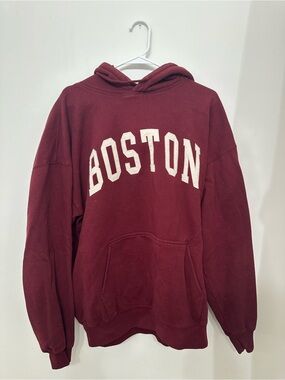 Boston Maroon Sweatshirt Brandy Melville